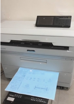 Fine work OKI-LP-1030 engineering copier single printing 2 paper road blueprint printer black and white printer