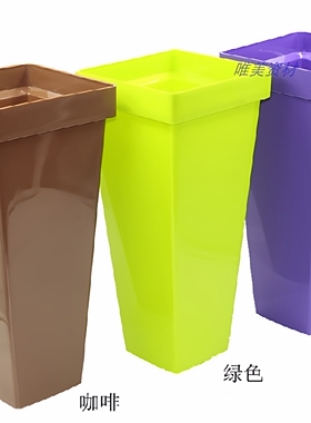 方形鲜花桶塑料桶养花筒养花桶