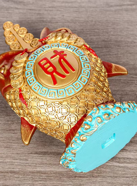 妙如意鲸吞万里财摆件