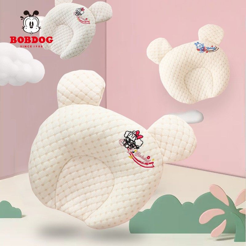 巴布豆定型枕新生宝宝矫正固定枕头 聪明仔母婴婴童枕头/枕芯