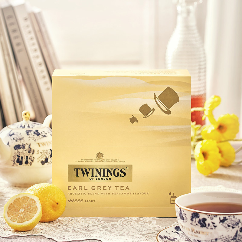 twinings川宁豪门伯爵红茶100片装进口茶包奶茶红茶粉烘焙伯爵粉 - 图2