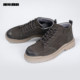 Lilang official cowhide men's short-tube fashion boots