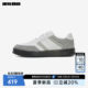 LiLang official cow leather contrast stitching casual sneakers