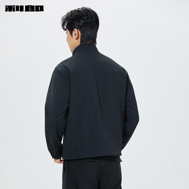 Lilanz official store same style thin stand collar jacket for men