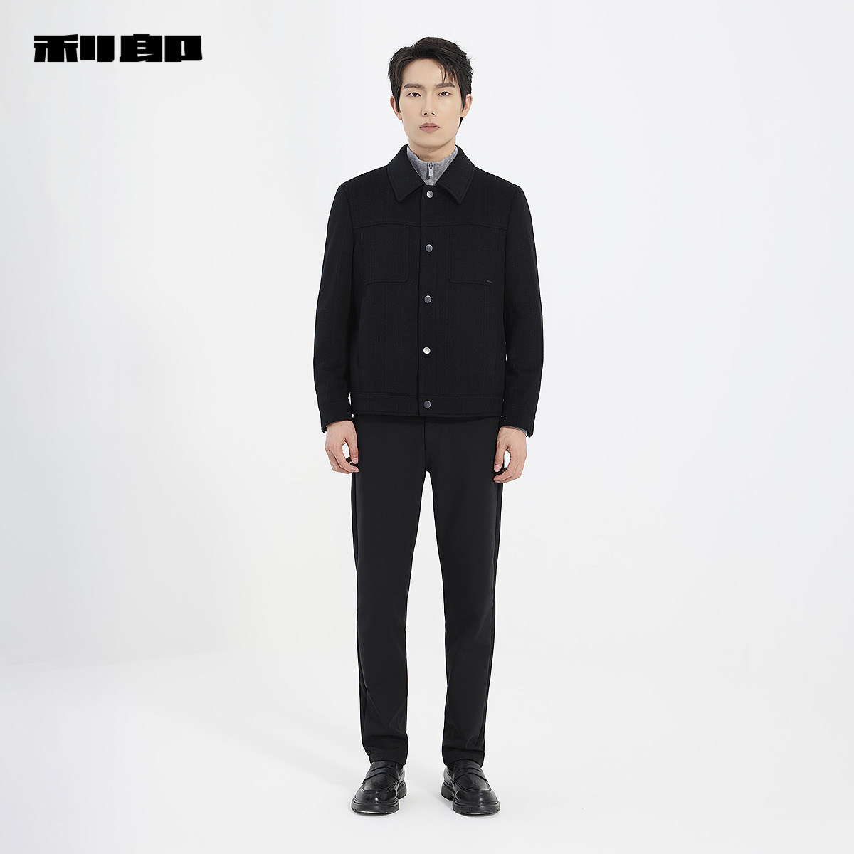 【商场同款】利郎官方毛呢外套男士25冬季含山羊绒夹克25DYR5011Y,淘宝优惠券,粉丝福利购,淘宝优惠卷