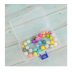 INS gió bé mol cuộn dây silicon hạt cầu vồng teether vòng cổ an toàn luộc răng hạt bé màu - Gutta-percha / Toothbrsuh / Kem đánh răng túi nhai chống hóc Hàn quốc Gutta-percha / Toothbrsuh / Kem đánh răng