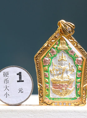 泰国佛牌龙婆雨水莲花四面佛限量