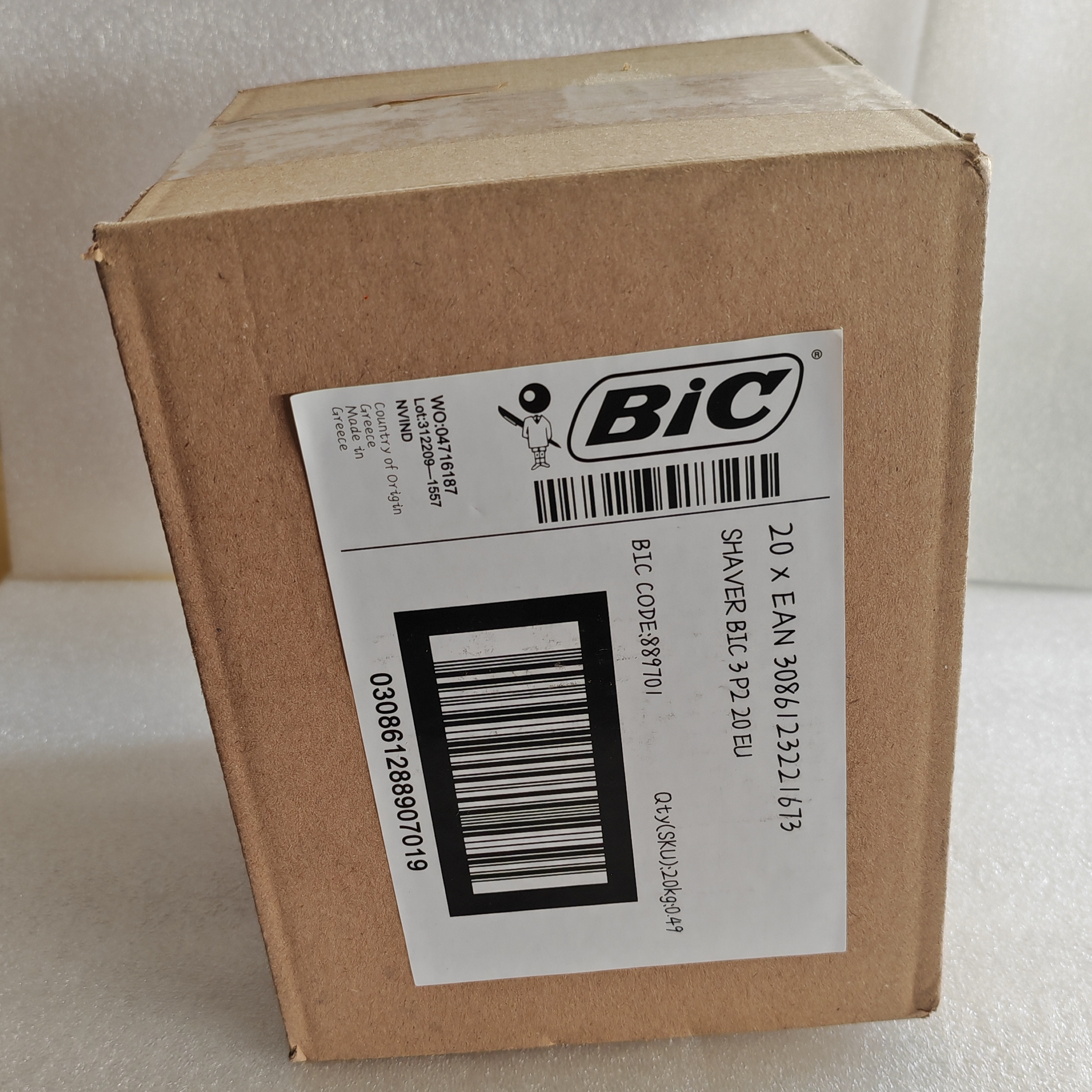 包邮正品法国Bic比克男士3层刀片轻便剃须刀2个1袋装(刀片希腊产),淘宝优惠券,粉丝福利购,淘宝优惠卷