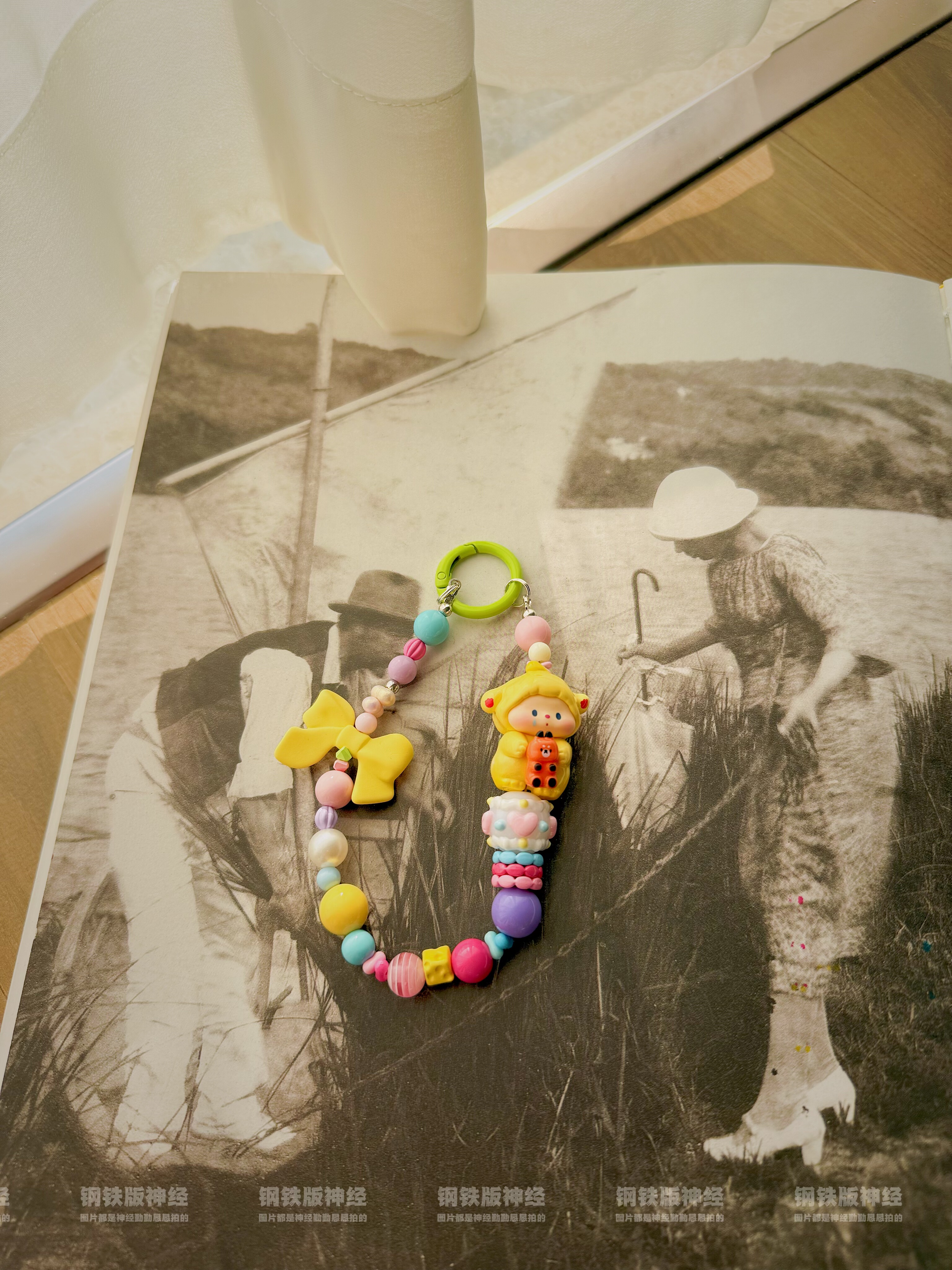 神经手作孤品噜噜狗宝宝日记小王子童趣风彩色元气串珠手机链包挂,淘宝优惠券,粉丝福利购,淘宝优惠卷