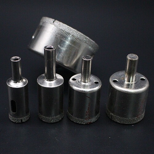 68101214-60MM精品金刚石玻璃开孔器大理石陶瓷瓷砖空心打孔钻头 - 图2