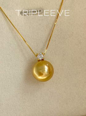 经典戴妃/施家珍珠极光天女akoya吊坠项链冷光澳白s925纯银万能链