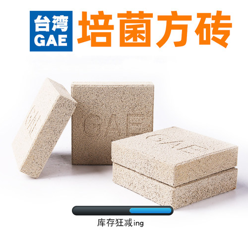 台湾GAE方砖去除NO3神砖培菌水族鱼池反硝化细菌鱼缸过滤材料净水 - 图2