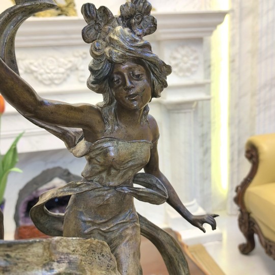 Fairy Dance Bronze Sculpture Authentic Antique Collection
