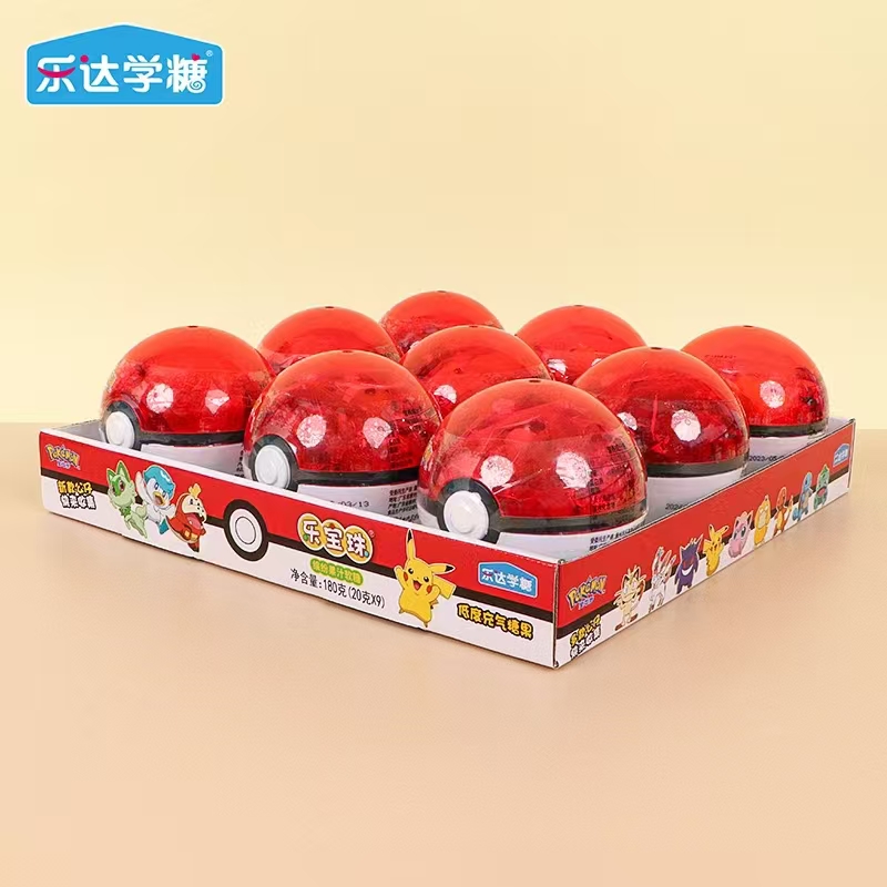 乐达宝可梦周边玩具软糖皮卡丘公仔摆件手办宠物小精灵球儿童糖果 - 图1