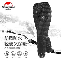 NH Norway customer Outer down pants waterproof inside wearing male and female climbing camping winter thickened anti-cold and warm white goose down pants