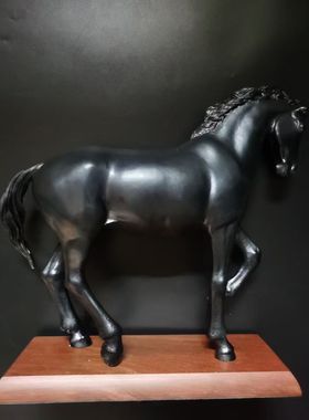汉威金属钢马 工艺品摆件