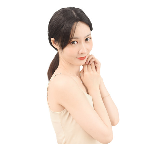 真发斜刘海发片头顶补发蓬松增发量黑色自然真发修饰脸型无痕真发 - 图3