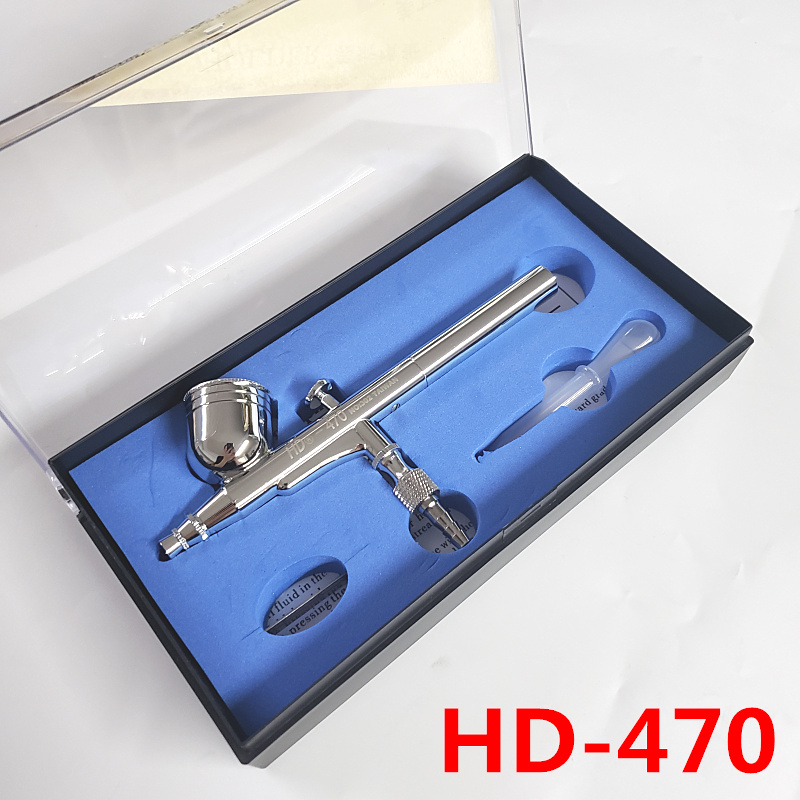 HD-470双动美工喷笔包邮0.2mm胭脂喷枪喷笔套装模型喷笔配件0.3.5 - 图3