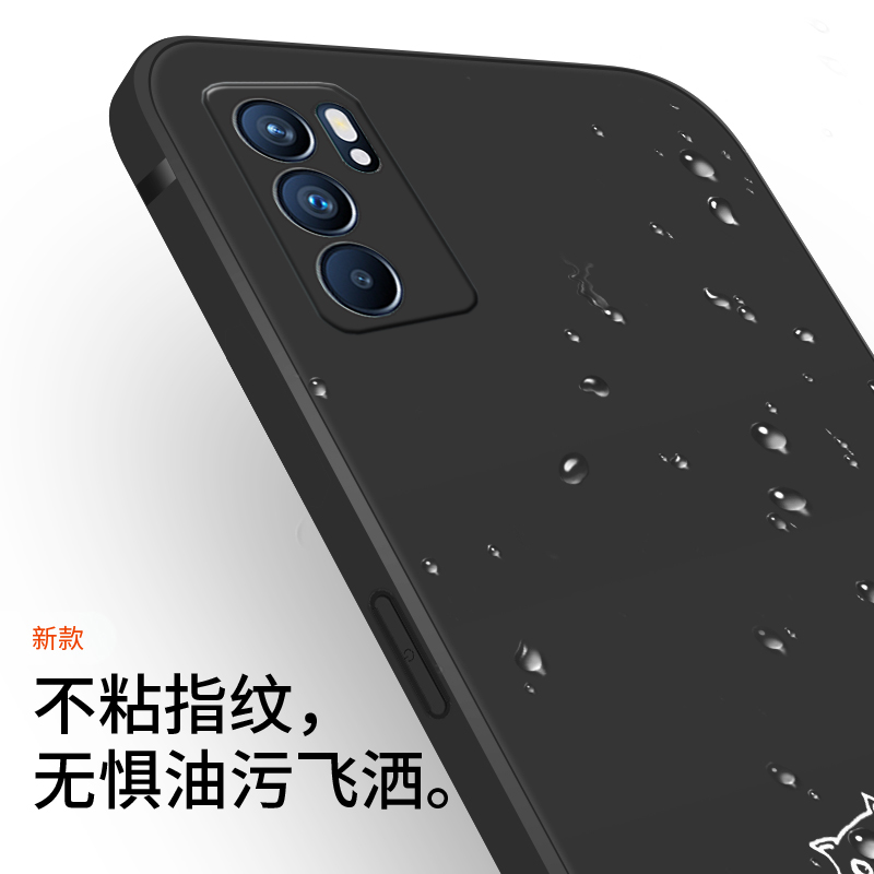 适用于oppo reno5/5pro小丑女防摔硅胶手机壳5pro+创意个性情侣男 - 图0