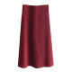 Cherry high-waisted skirt for autumn and winter suits