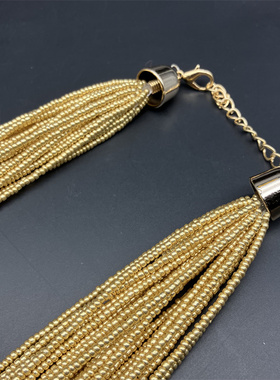 民族风佤族necklace项链饰品珠子