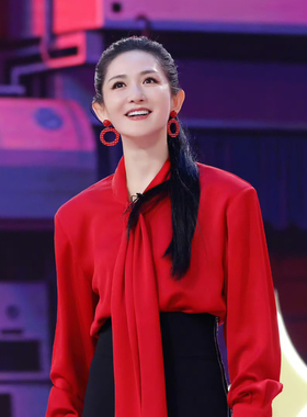 谢娜同款圆圈耳环复古港风