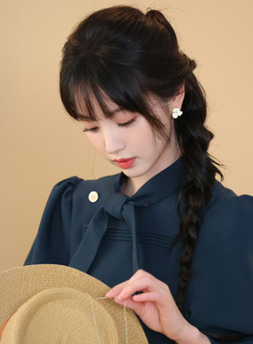 田曦薇同款花瓣耳钉女