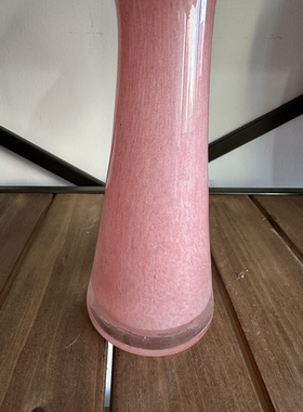 出口丹麦外贸单中古手工琉璃花瓶干花客厅餐桌家居简约高级感法式