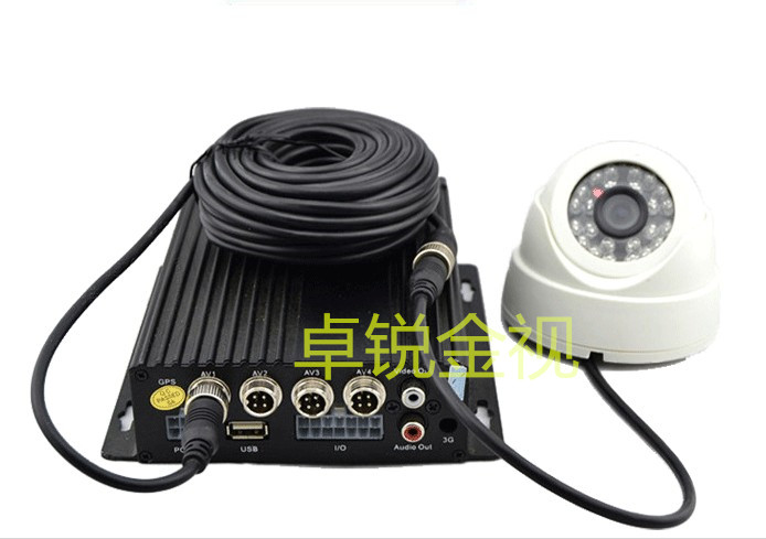 4-core aviation head extension cable 10 meters car video recorder extension cable video surveillance male to female conversion extension cable copper