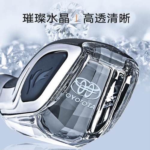 适用丰田凯美瑞卡罗拉雷凌rav4汉兰达埃尔法水晶档把头排挡头发光 - 图2