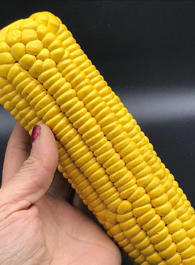 手把件古玩杂项仿真玉水果蔬菜雪花玉石摆件石雕古玉古董收藏玉米