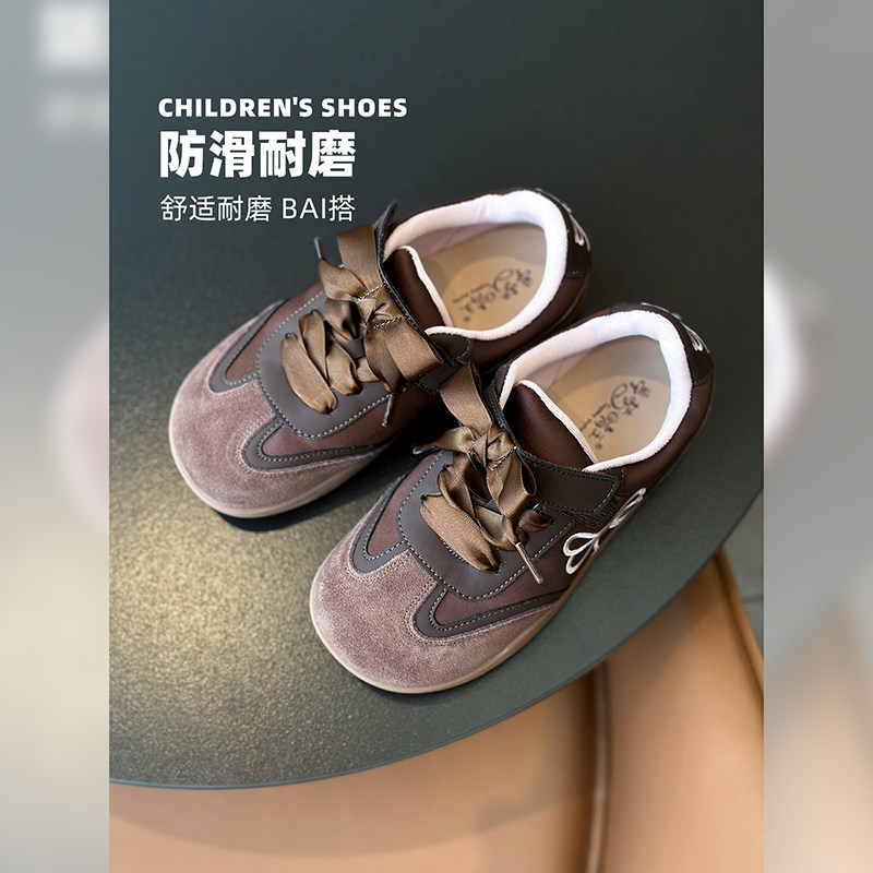 女童鞋子2024秋季新款洋气手工儿童轻便板鞋宝宝德训鞋软底休闲鞋,淘宝优惠券,粉丝福利购,淘宝优惠卷