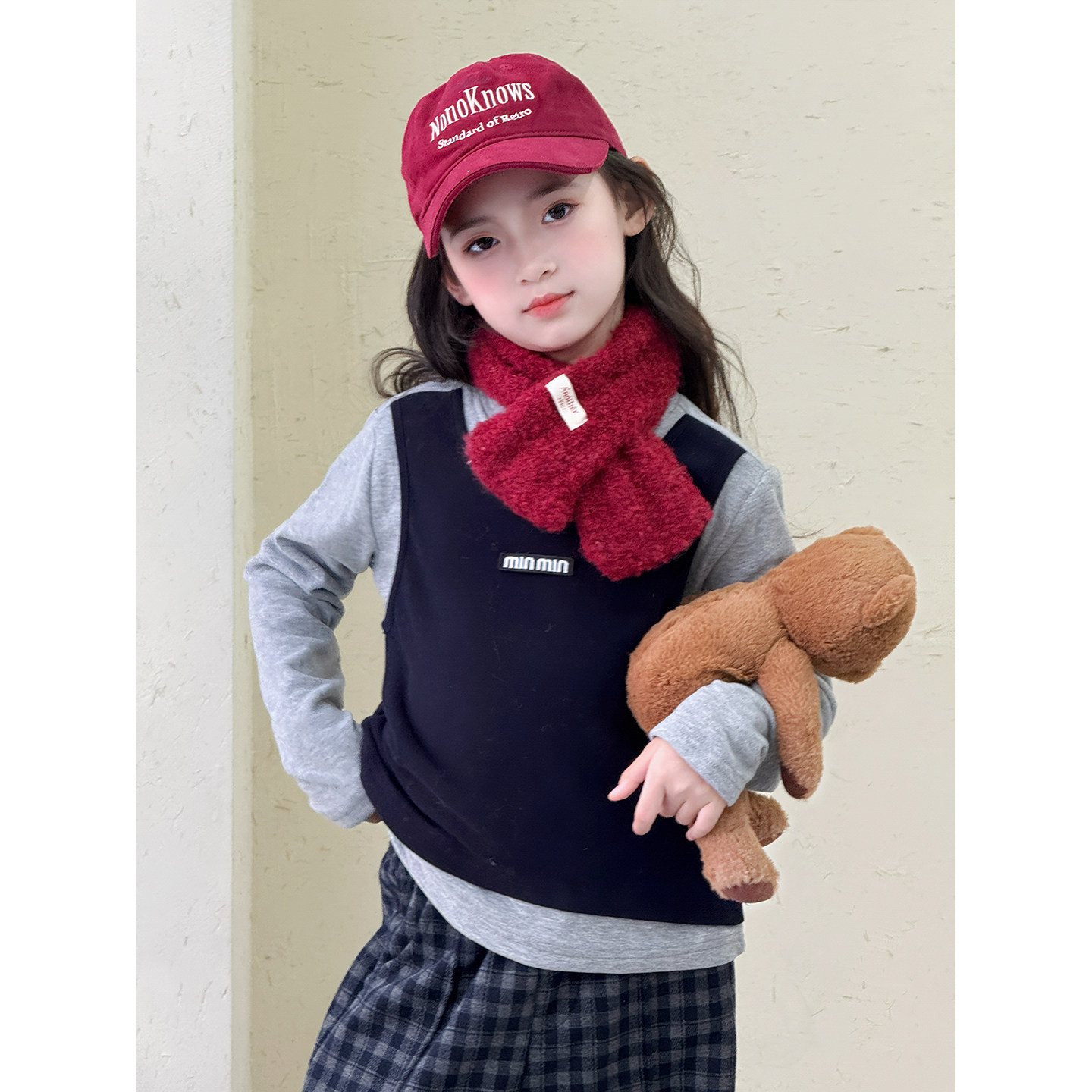 女童围巾秋冬季2025新款儿童韩版针织围脖中大童女孩洋气保暖脖套,淘宝优惠券,粉丝福利购,淘宝优惠卷