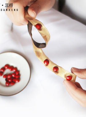 相思豆手链海红豆新中式男女通用