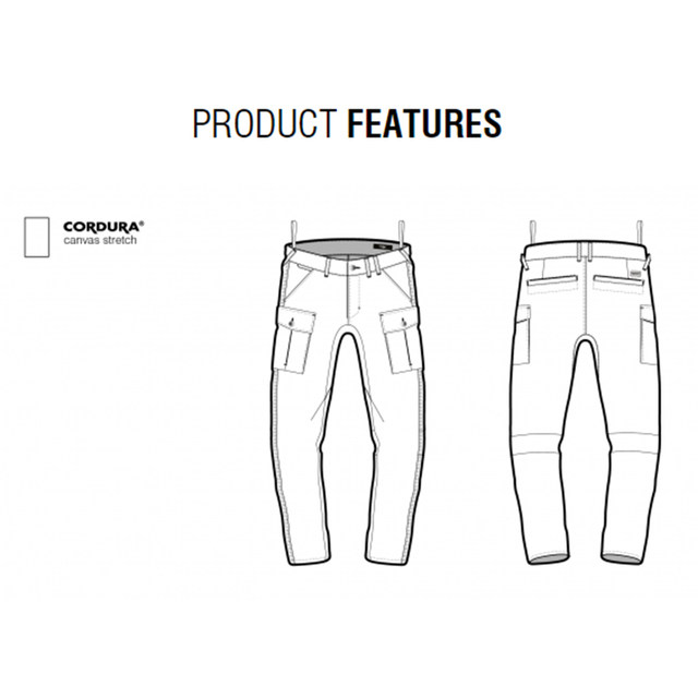 Trouserstusers slim fit with protective gear