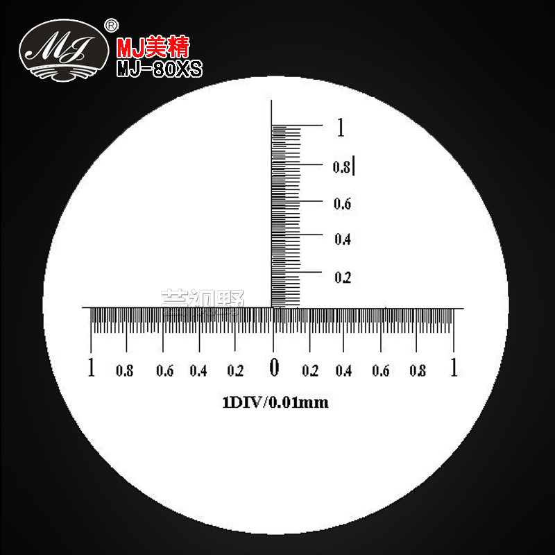 美精80倍便携式高清晰纯白光低能耗读数显微镜放大镜 MJ-80XS - 图1