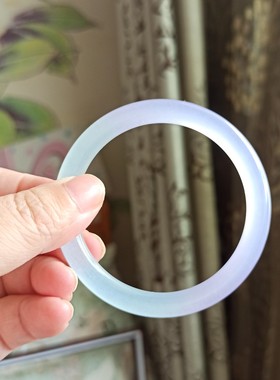 特价水沫玉镯子细圆条高冰种油青色蓝色紫罗兰色春彩色翡翠玉手镯