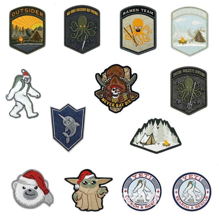 现货 美国PDW 2020十二月更新 雪人救援臂章 圣诞尤达 章鱼 营地,淘宝优惠券,粉丝福利购,淘宝优惠卷