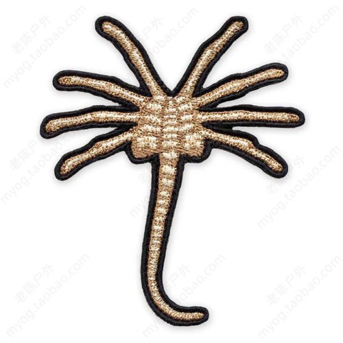 现货 美国PDW Xenomorph Facehugger Morale Patch 抱脸虫臂章 - 图0