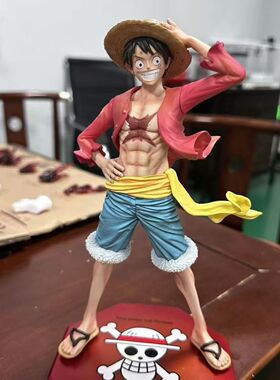 【JT雕像哥】zw模玩新品海贼王压帽鬼岛路飞手办动漫共鸣雕像手办
