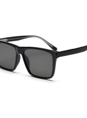 蓝色板材墨镜男女开车驾驶钓鱼防紫外线太阳镜潮方框街拍尼龙眼镜