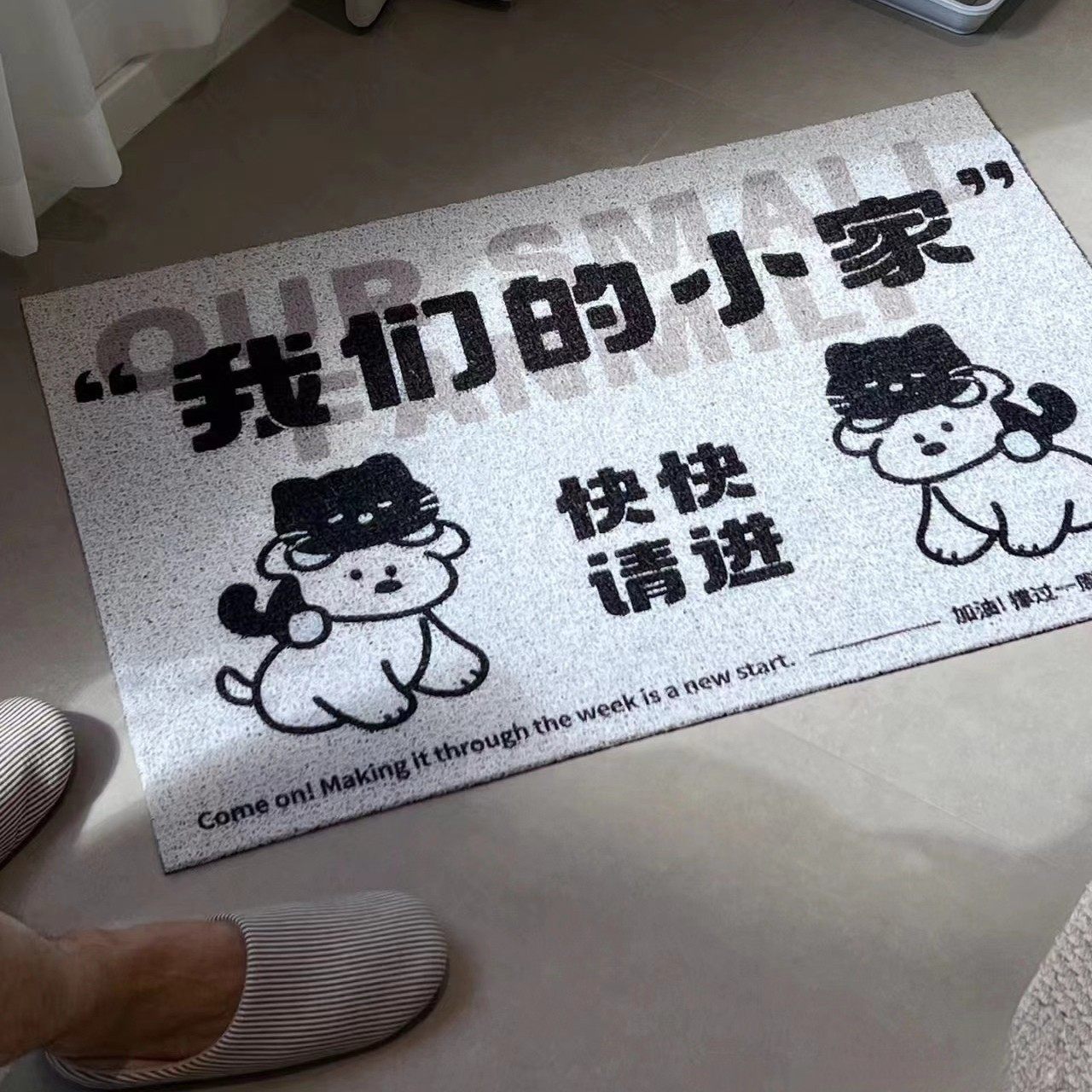 BUER可爱入户门地垫进门地垫入户门垫丝圈地垫pvc地垫玄关地垫,淘宝优惠券,粉丝福利购,淘宝优惠卷