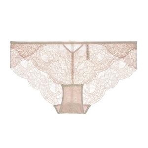 夏娃的诱惑莫妮卡性感通透女士超薄款内裤女蕾丝低腰三角裤裆纯棉