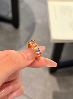 千夕 足金9995D星河菜钻戒黄金戒指女款求婚情人节生日礼物送女友