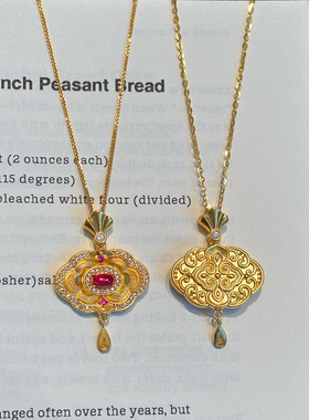 千夕 足金999鸿运如意吊坠时尚女款情侣新年情人节生日礼物送女友