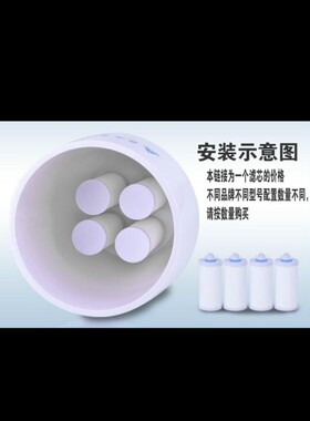 适用骏丰频谱净水桶滤芯陶瓷活性炭复合滤芯