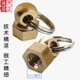 Медная -тип улитка, винтовая крышка для украшения медных гаек