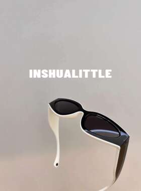 26s熊猫拼色字母眼镜男女墨镜