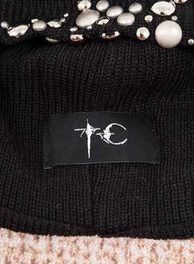 THUGCLUB铆钉针织冷帽