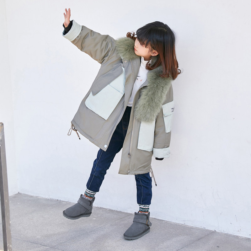 冬季真皮儿童雪地靴男童鞋女童靴子防水防滑宝宝保暖鞋加绒棉鞋子,淘宝优惠券,粉丝福利购,淘宝优惠卷